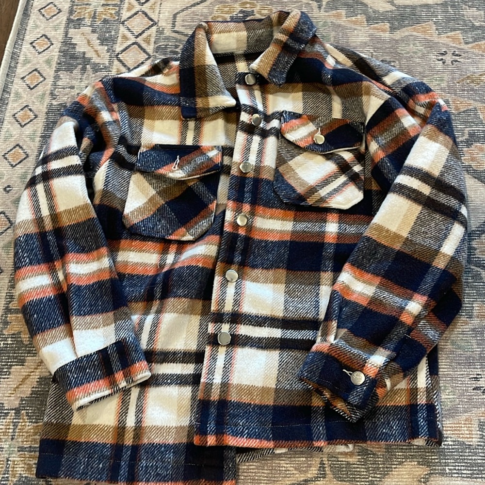 Shaggy/flannel button up